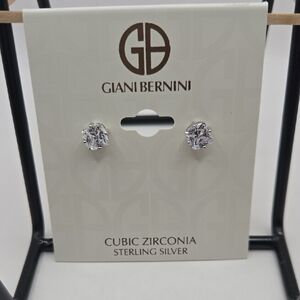NWT Giani Bernini Sterling Silver Cubic Zirconia Earrings